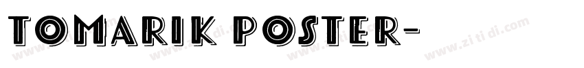 Tomarik Poster字体转换